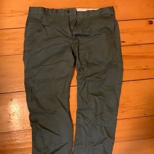 J crew chinos green slim fit 34x34